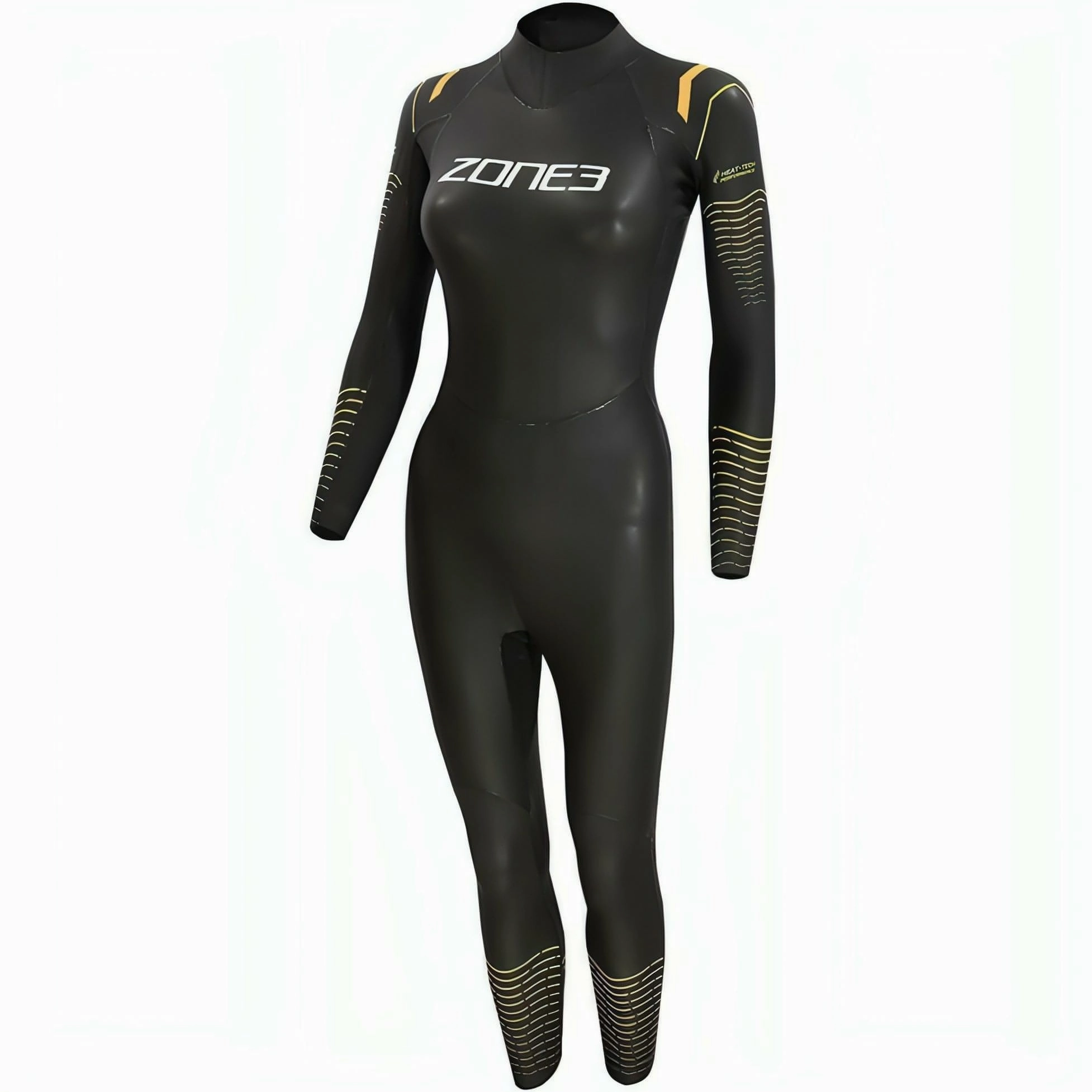Easy Wash Cozy Vibe Zone3 Thermal Aspect Breaststroke Womens Wetsuit - Black