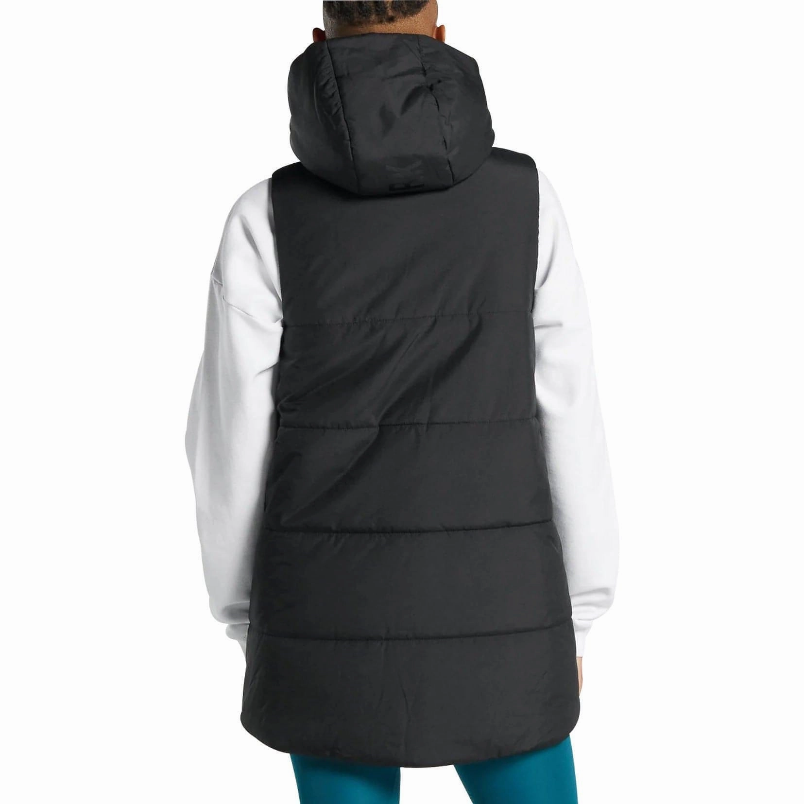 Gymshark Oversized Longline Womens Gilet - Black Frictionless Zipper Tracks MultiLayerSystem