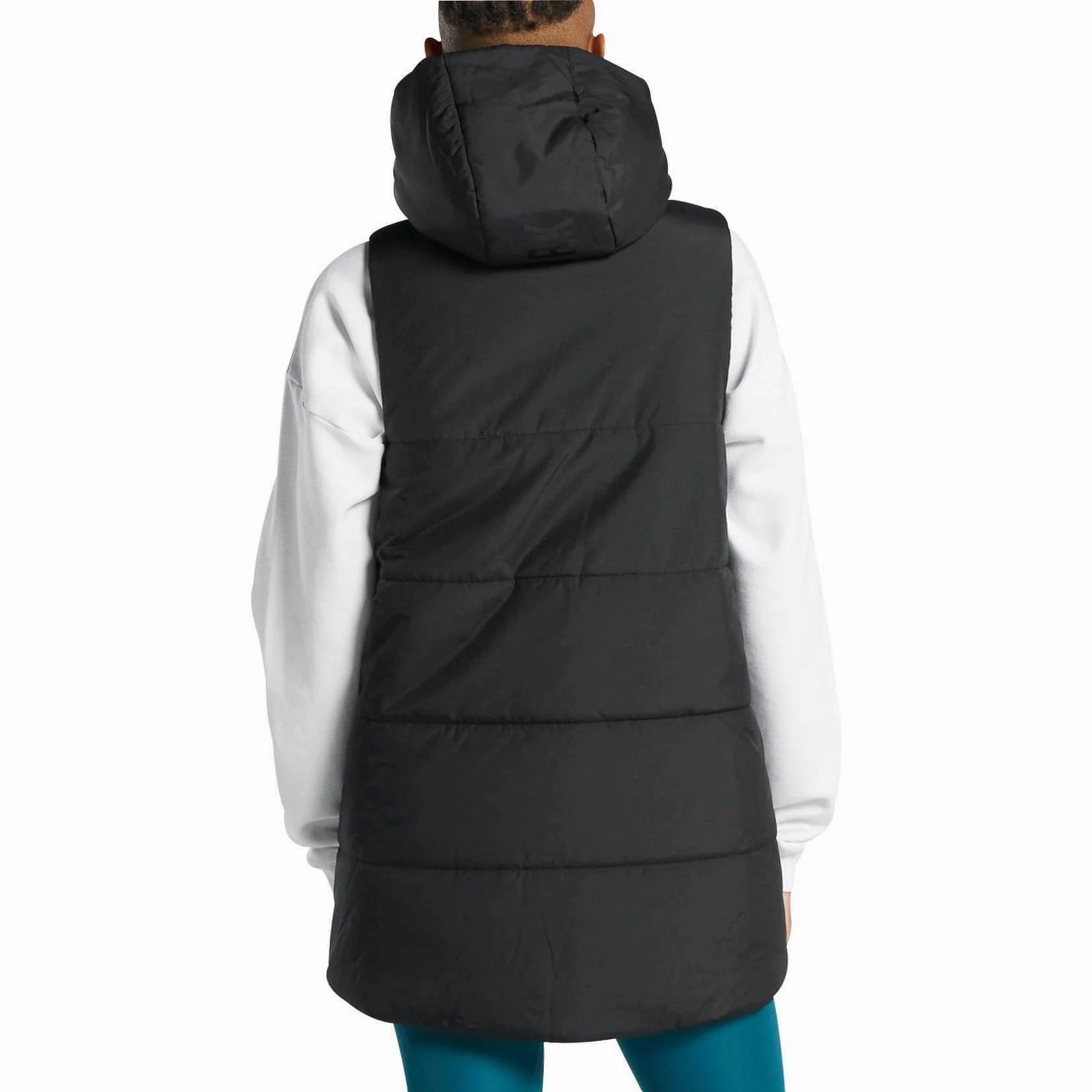Luxury Mood Gymshark Oversized Longline Womens Gilet - Black