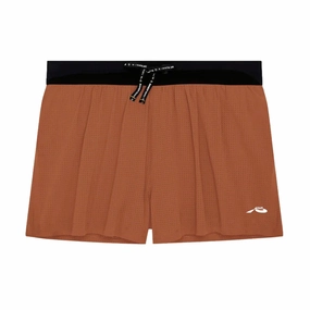 Dad Core Men's Vento 3 Inch Splitty Short Rust