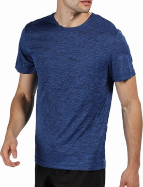 Metro Edge Regatta Antwerp Short Sleeve Mens Training Top - Blue