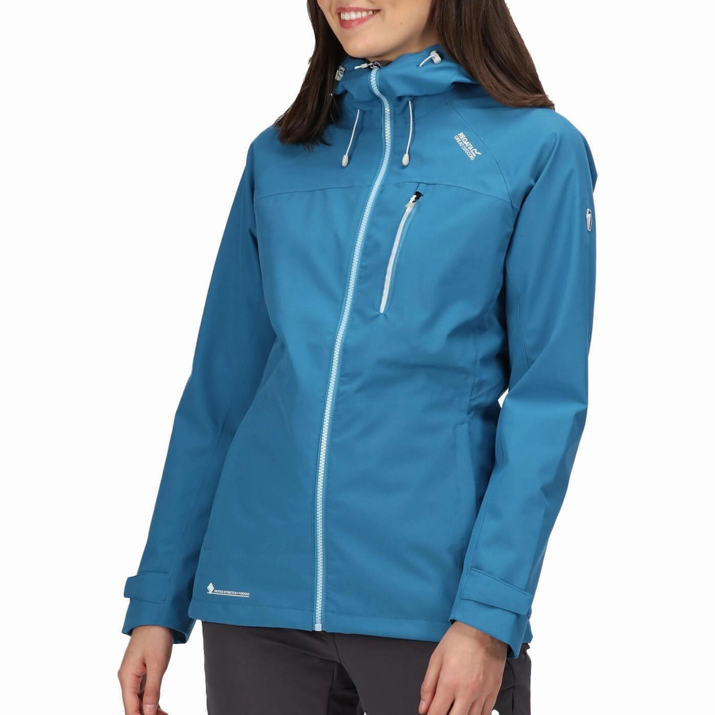 Packable Technology Regatta Britedale Womens Waterproof Jacket - Blue