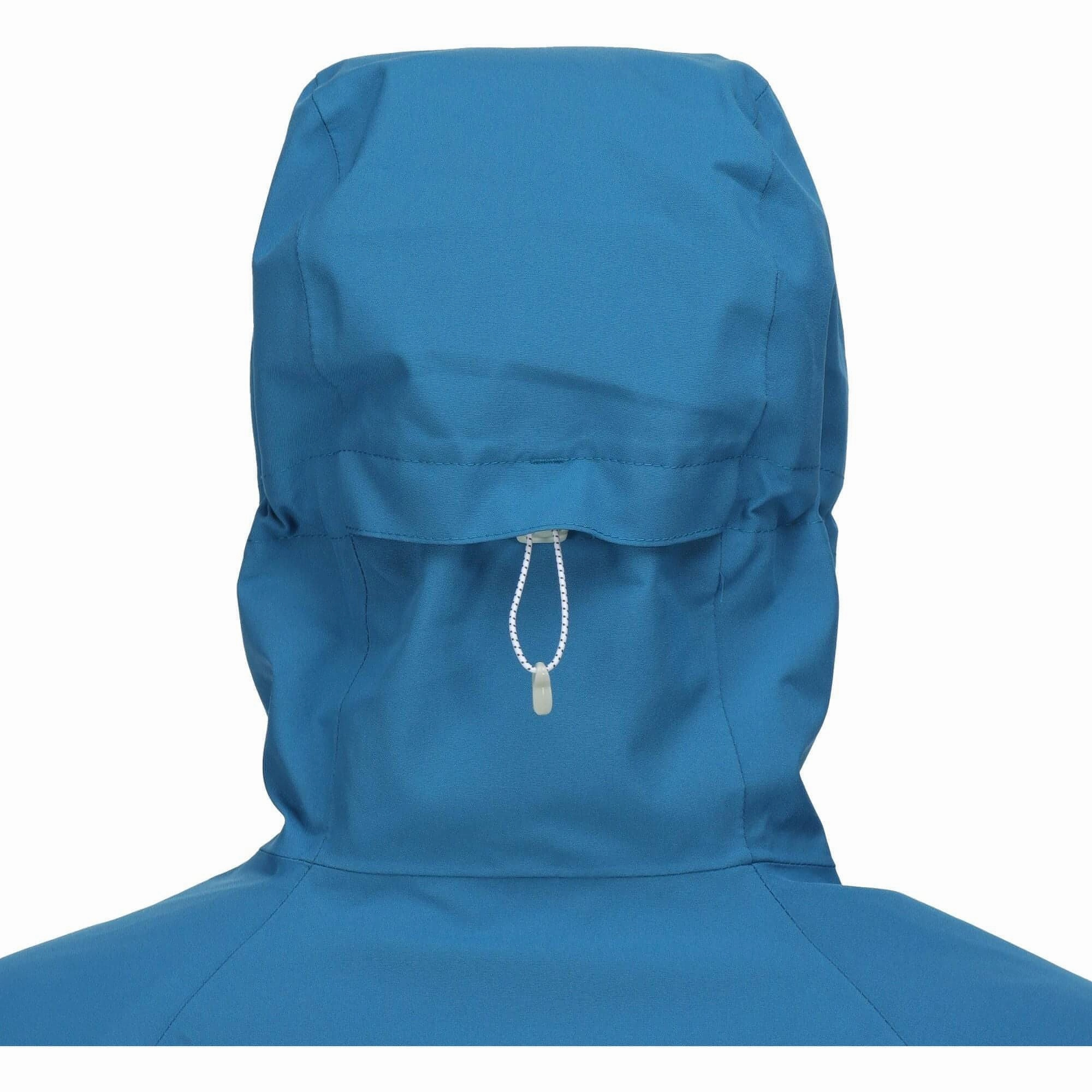 Recycled Textile Weatherproof Construction Regatta Britedale Womens Waterproof Jacket - Blue