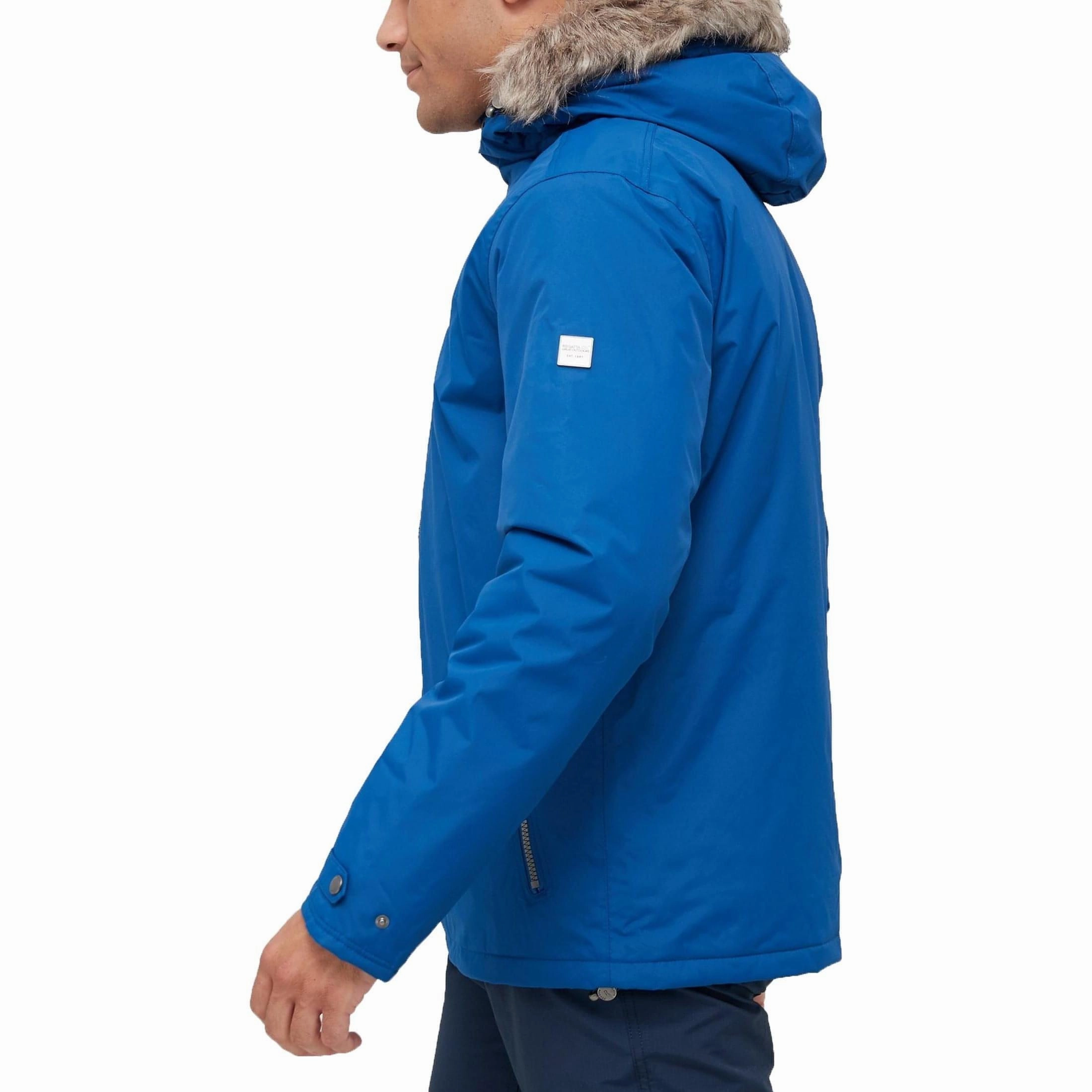 Relaxed Comfort Regatta Haig Mens Waterproof Jacket - Blue
