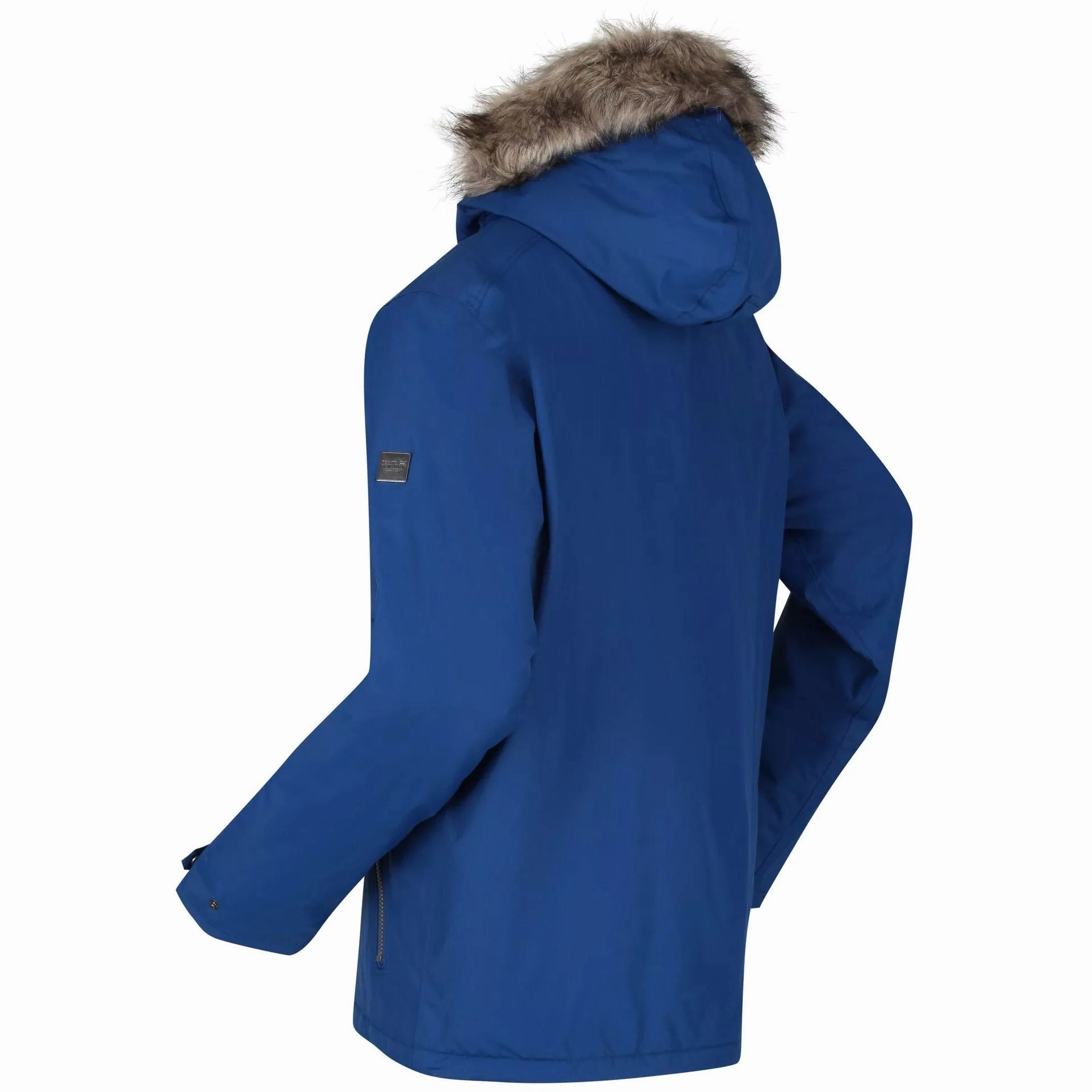Regatta Haig Mens Waterproof Jacket - Blue Reinforced Edging