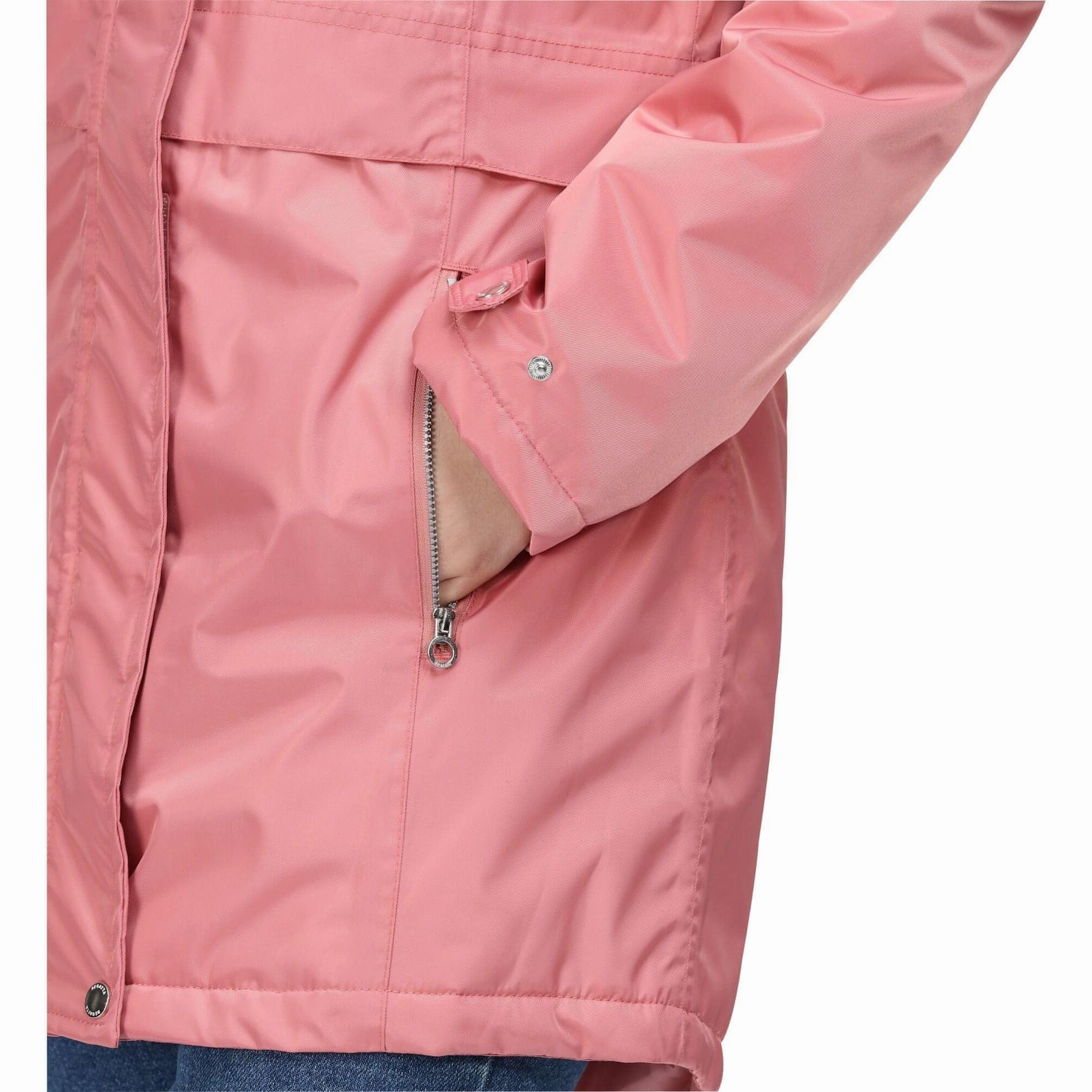 Noise Reduced Fabrics Minimal Detail Regatta Lexis Waterproof Insulated Womens Parka Jacket - Pink