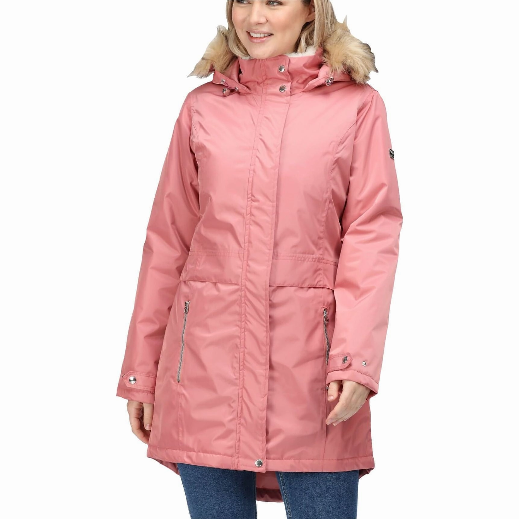 Casual Outdoor Look Regatta Lexis Waterproof Insulated Womens Parka Jacket - Pink