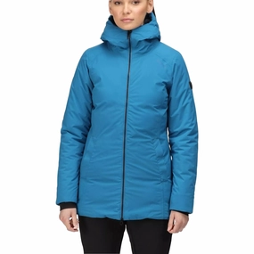Regatta Sanda Womens Waterproof Jacket - Blue Cozy Layering Glow In The Dark Trim