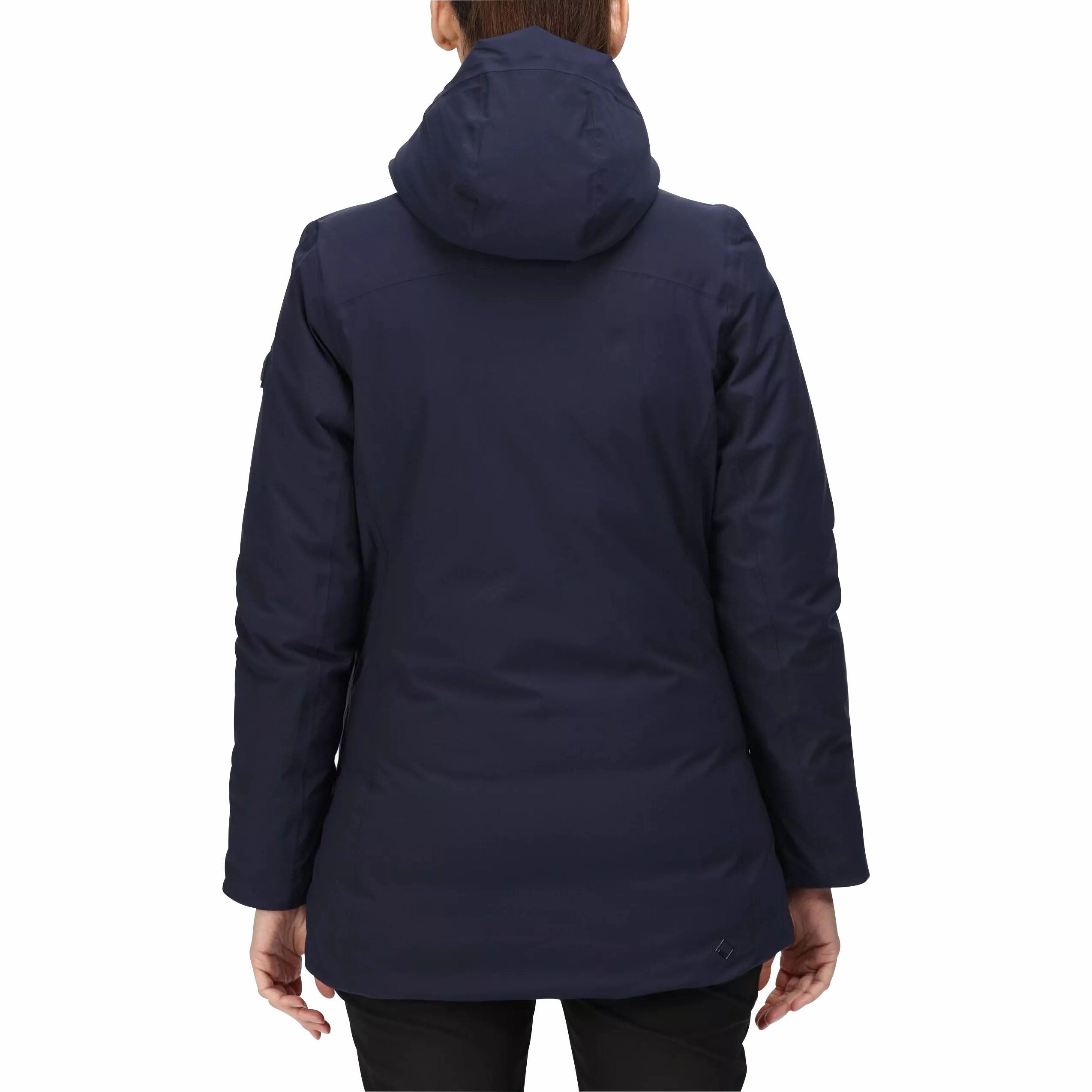 Regatta Sanda Womens Waterproof Jacket - Navy All Season Fit