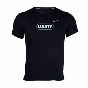 Nike USATF Men's Dri-FIT Miler T-Shirt quick dry Water Based Ink