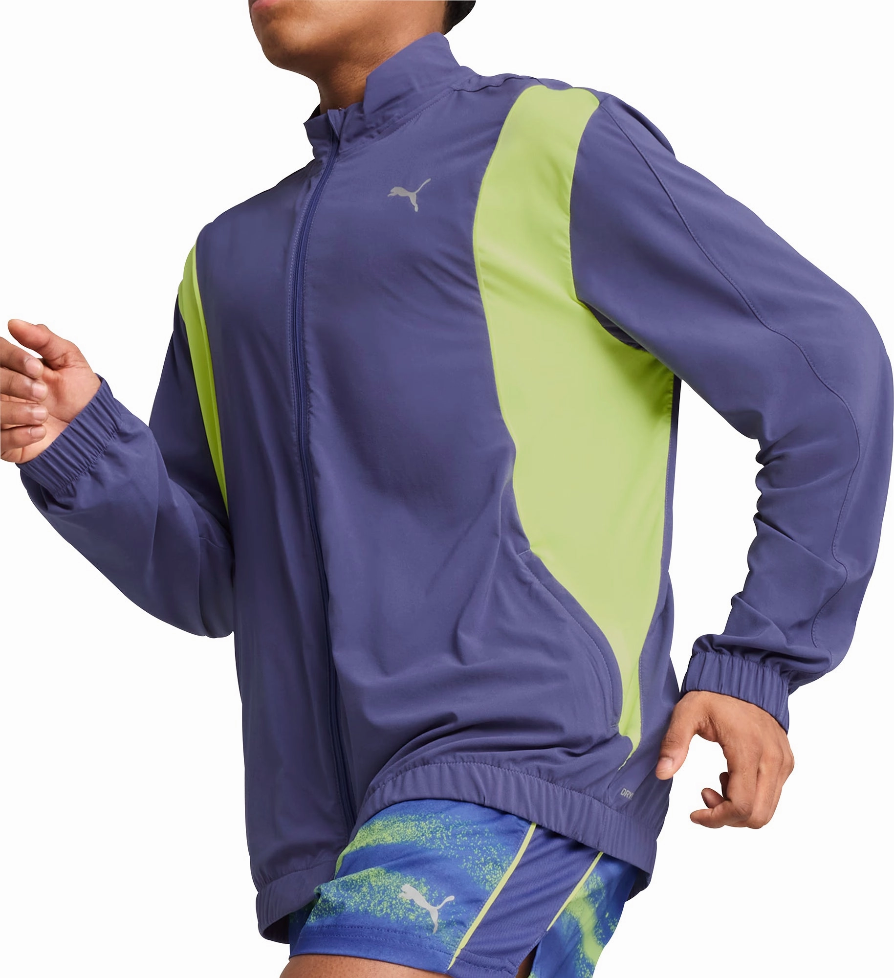 Puma Velocity Woven Mens Running Jacket - Blue Lose