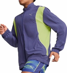 Puma Velocity Woven Mens Running Jacket - Blue Lose