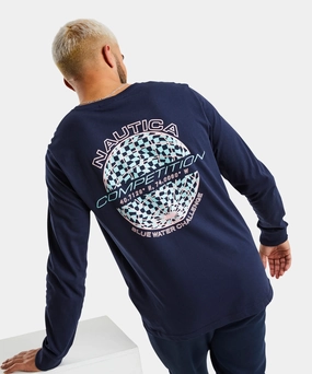 Nautica Competition Laconia LS Tee (Dark Navy) Hygienic Finish Earth Fit