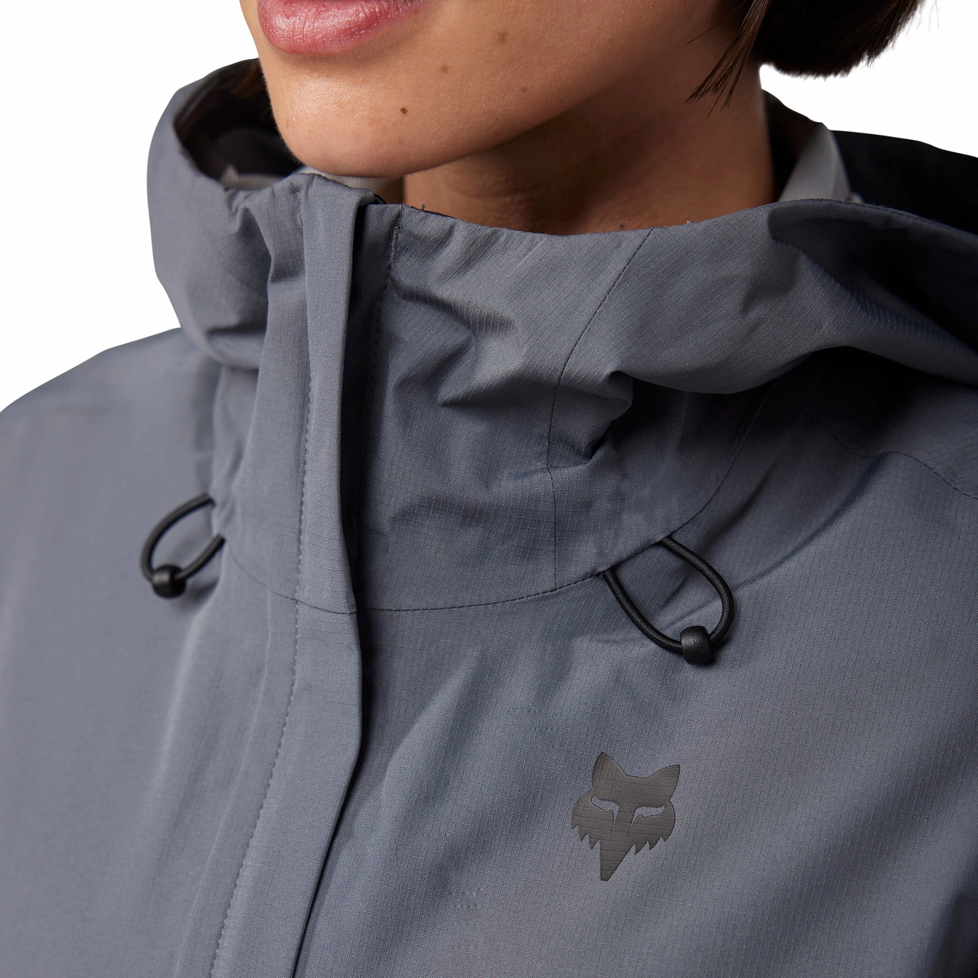 Fox Ranger 2.5L Water Womens Cycling Jacket - Grey AbrasionResistant Reinforced Zones Trend