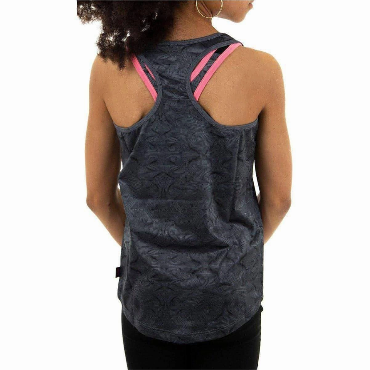 Outdoor Gear slipper venue More Mile Racer Back Girls Running Vest - Grey