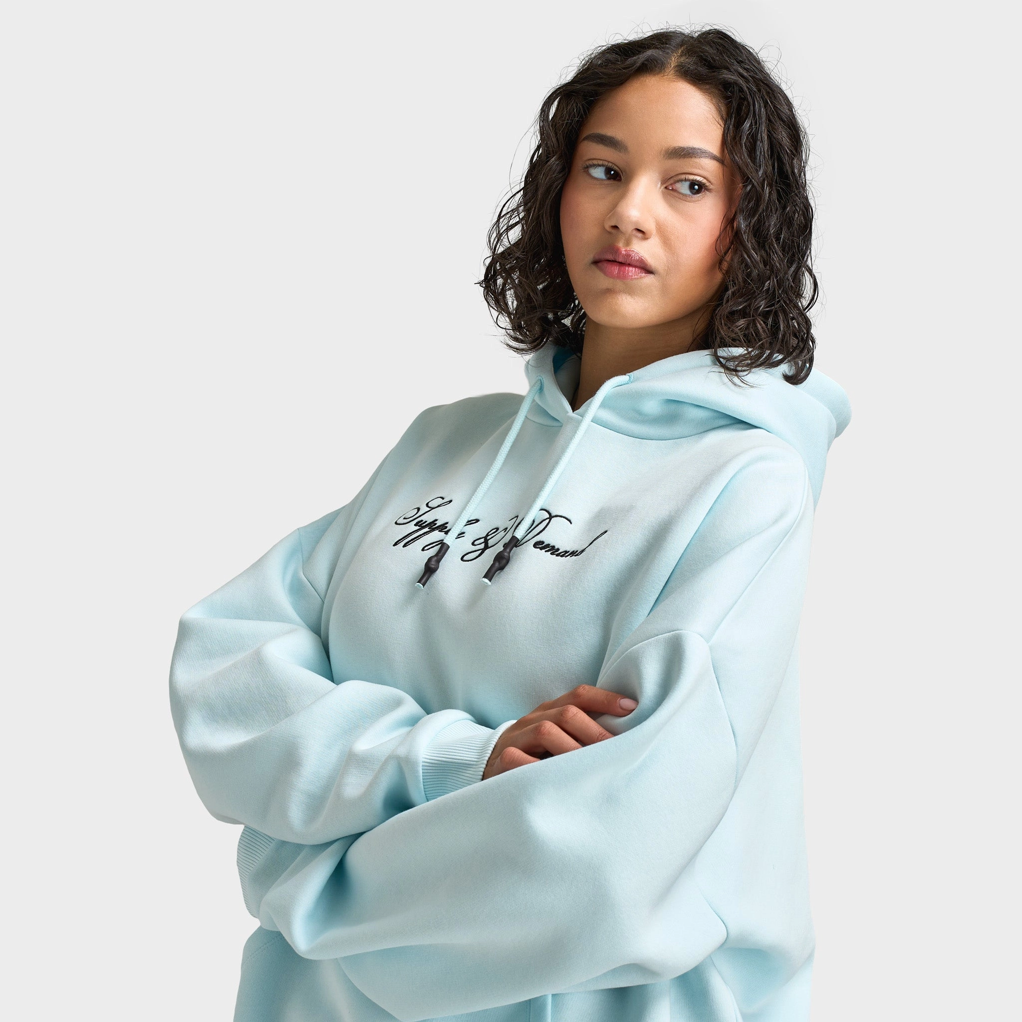 Supply & Demand Women's Saint Hoodie / Saltwater Slide Casual Work Look