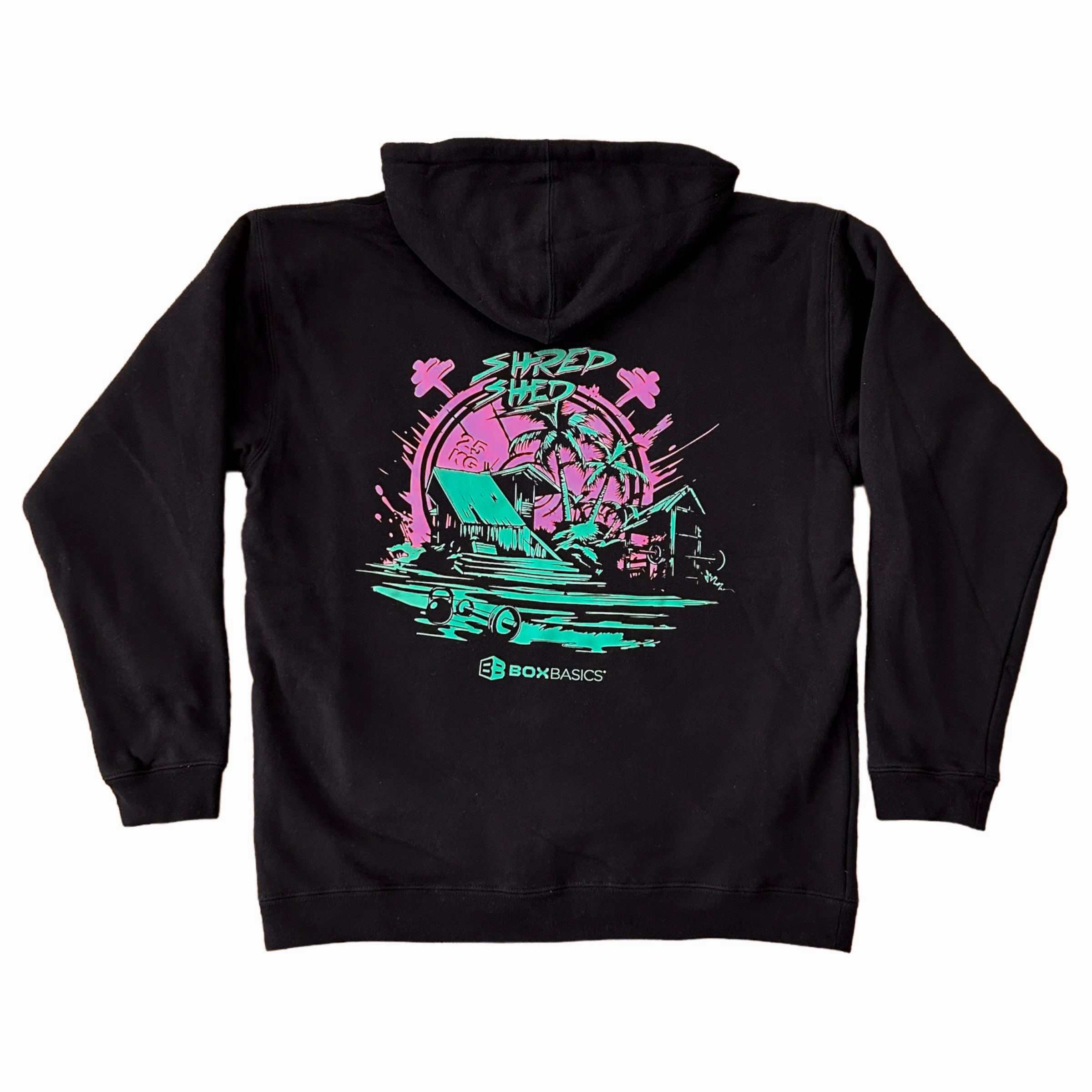 Shred Shed Sherpa Hooded Sweatshirt Classic Look AbrasionResistantEdging