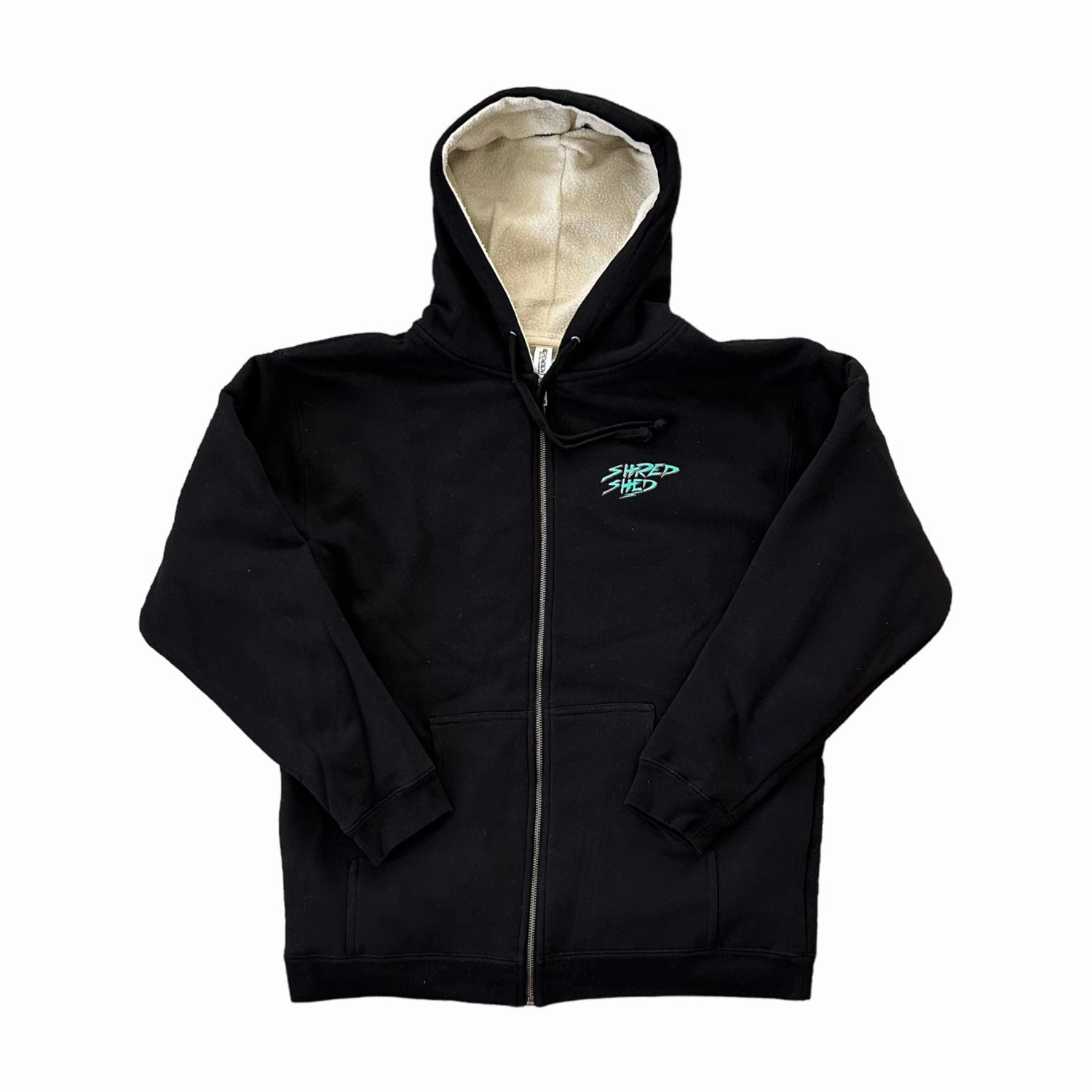 Ergonomic Tailoring Timeless Fit Style Shred Shed Sherpa Hooded Sweatshirt