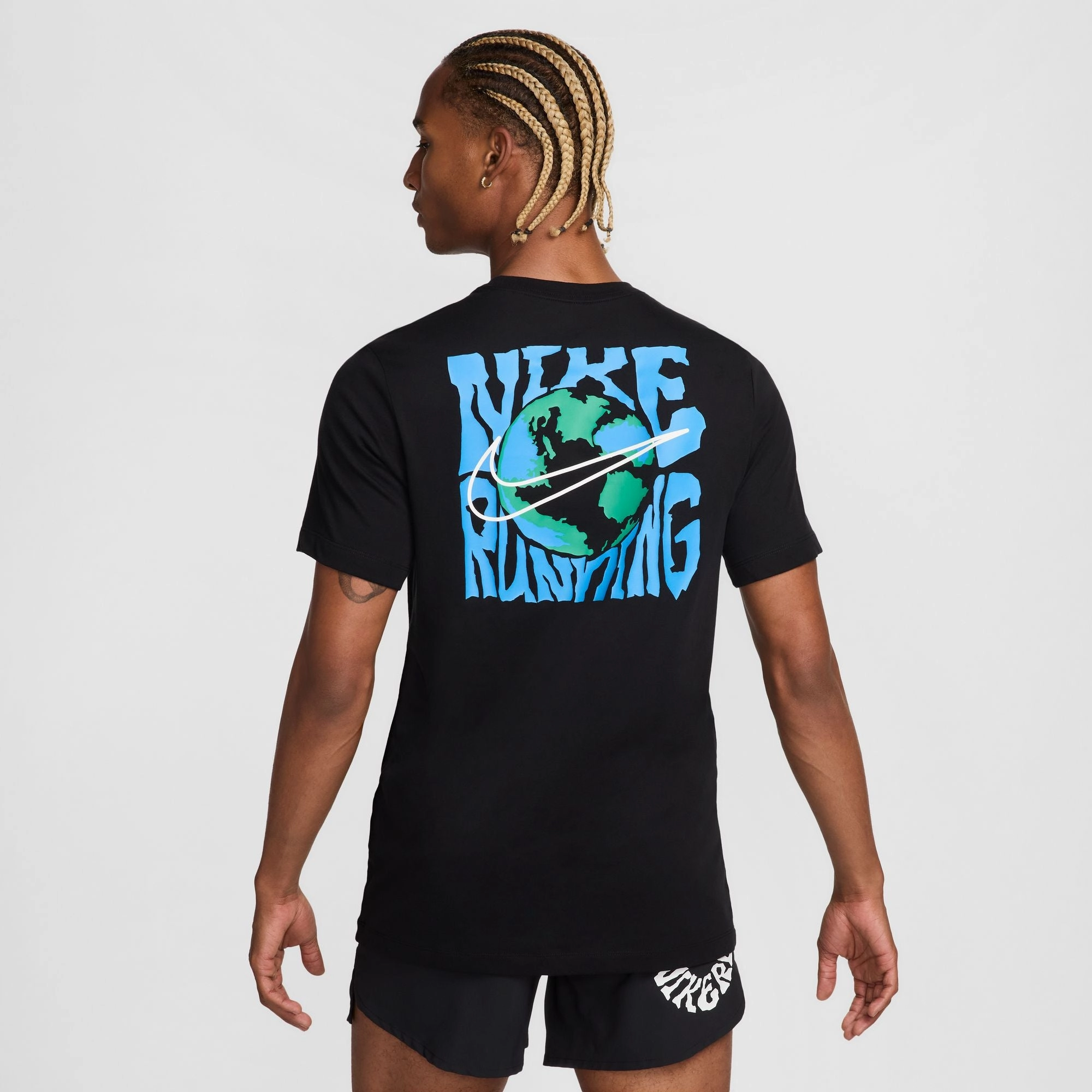 Neo Mode Nike Men's Graphic Globe Tee Black