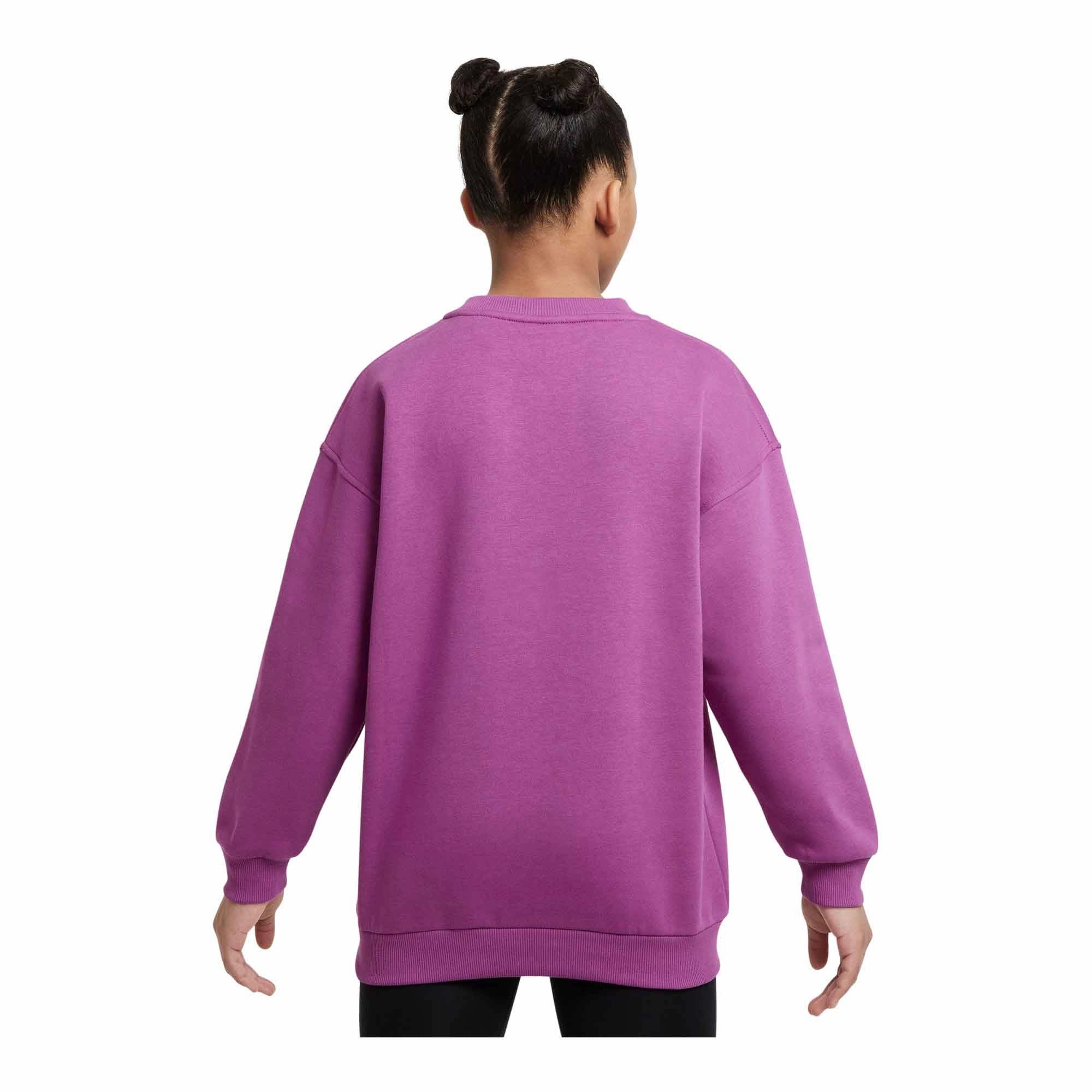 Ocean Fit Adjustable Straps Nike Sportswear Club Fleece Big Kids' (Girls') Oversized Sweatshirt