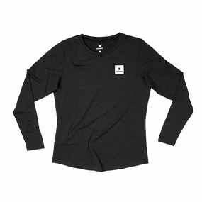 SAYSKY Women's Clean Pace Top Black Office Mood