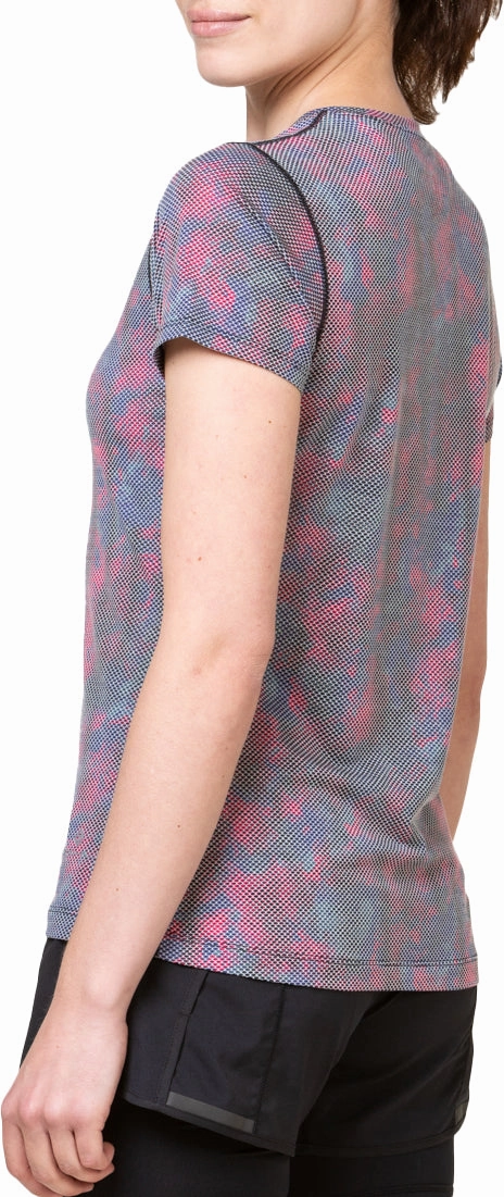 Comfy and Versatile Chic Cut Ronhill Tech Golden Hour Short Sleeve Womens Running Top - Purple