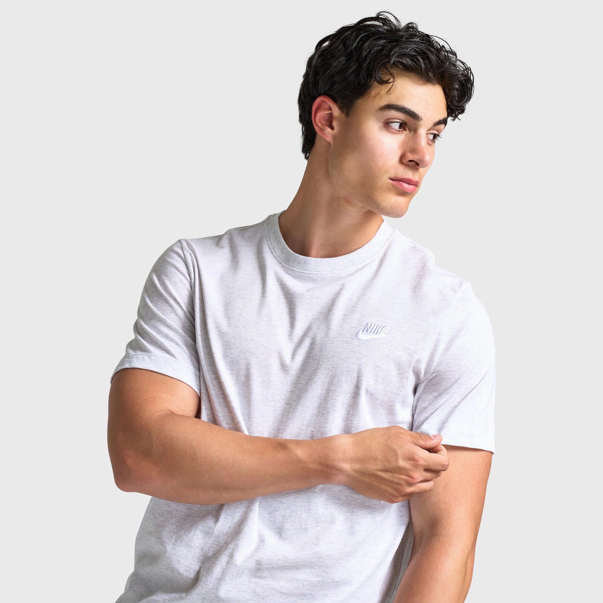vibration - resistance test passed Nike Sportswear Club T-Shirt / Birch Heather