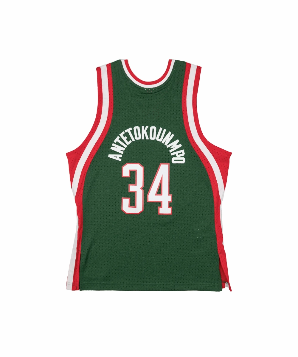 Street Edge SeamFreeEngineering Milwaukee Bucks 2013 Giannis Antetokounmpo Swingman Jersey