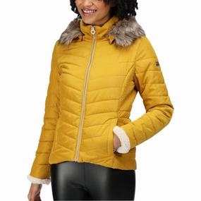 Reinforced Edging Regatta Winslow Womens Insulated Jacket - Yellow