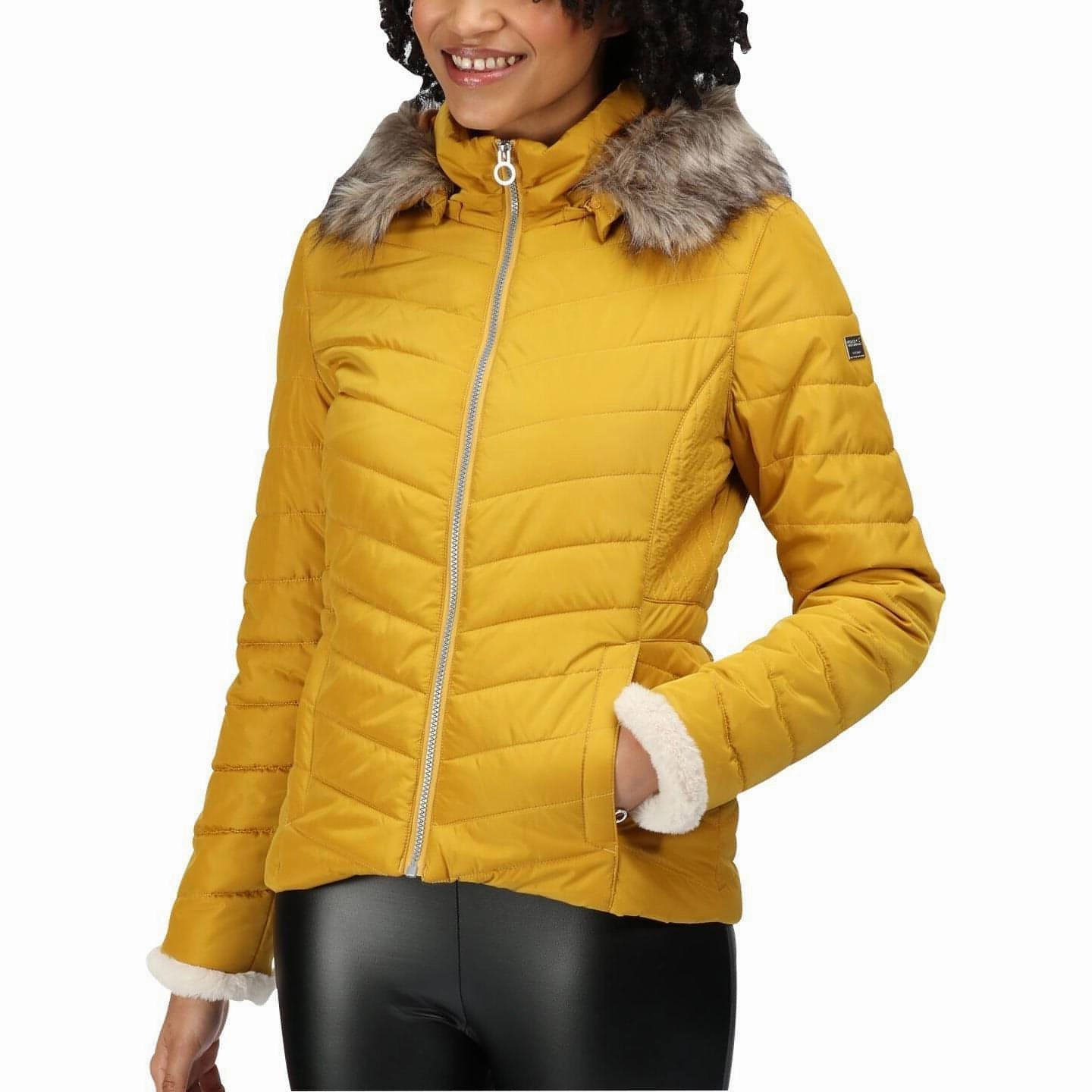 Reinforced Edging Regatta Winslow Womens Insulated Jacket - Yellow