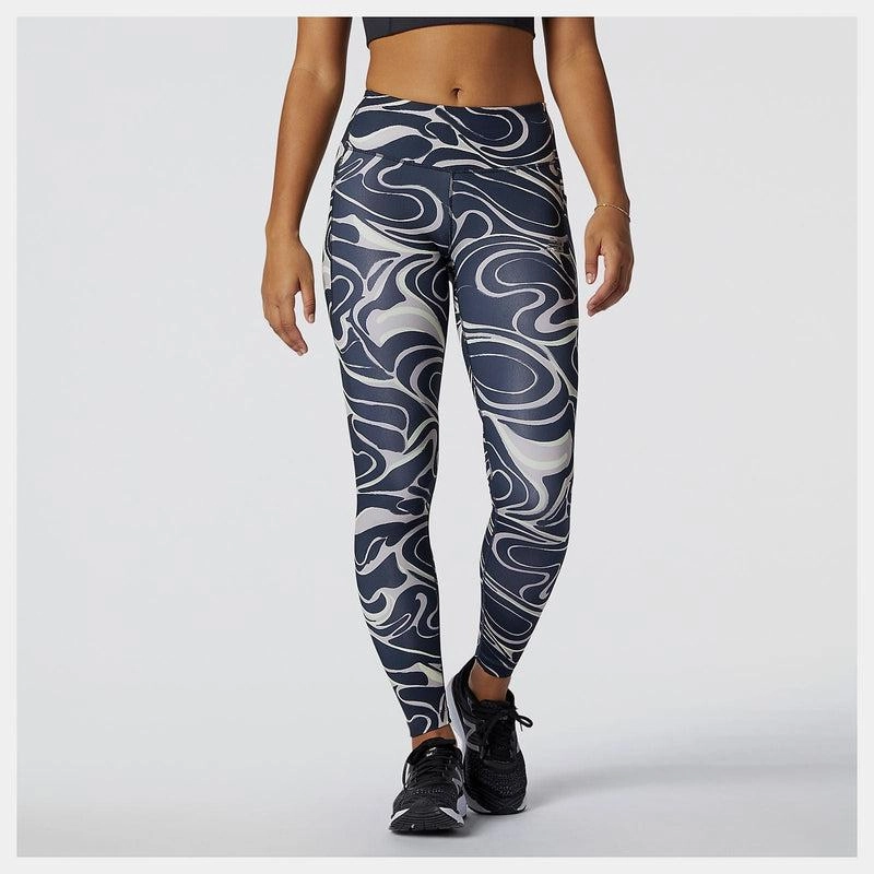 LaserCutEdging ethical fashion New Balance Women's Printed Impact Run Tight - Logwood