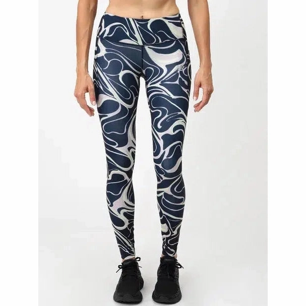 New Balance Women's Printed Impact Run Tight - Logwood Reinforced Gusset finance industry