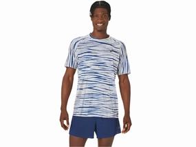 Men's Metarun Shibori SS Stretchable Neckline