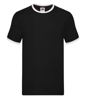 Recycle Glow Mind Ease Ringer T | BLACK/WHITE