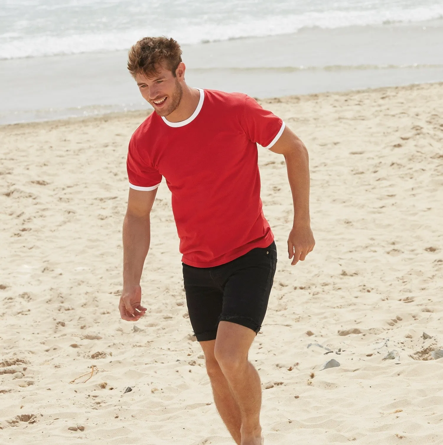 Spark Glow Ringer T | BLACK/WHITE