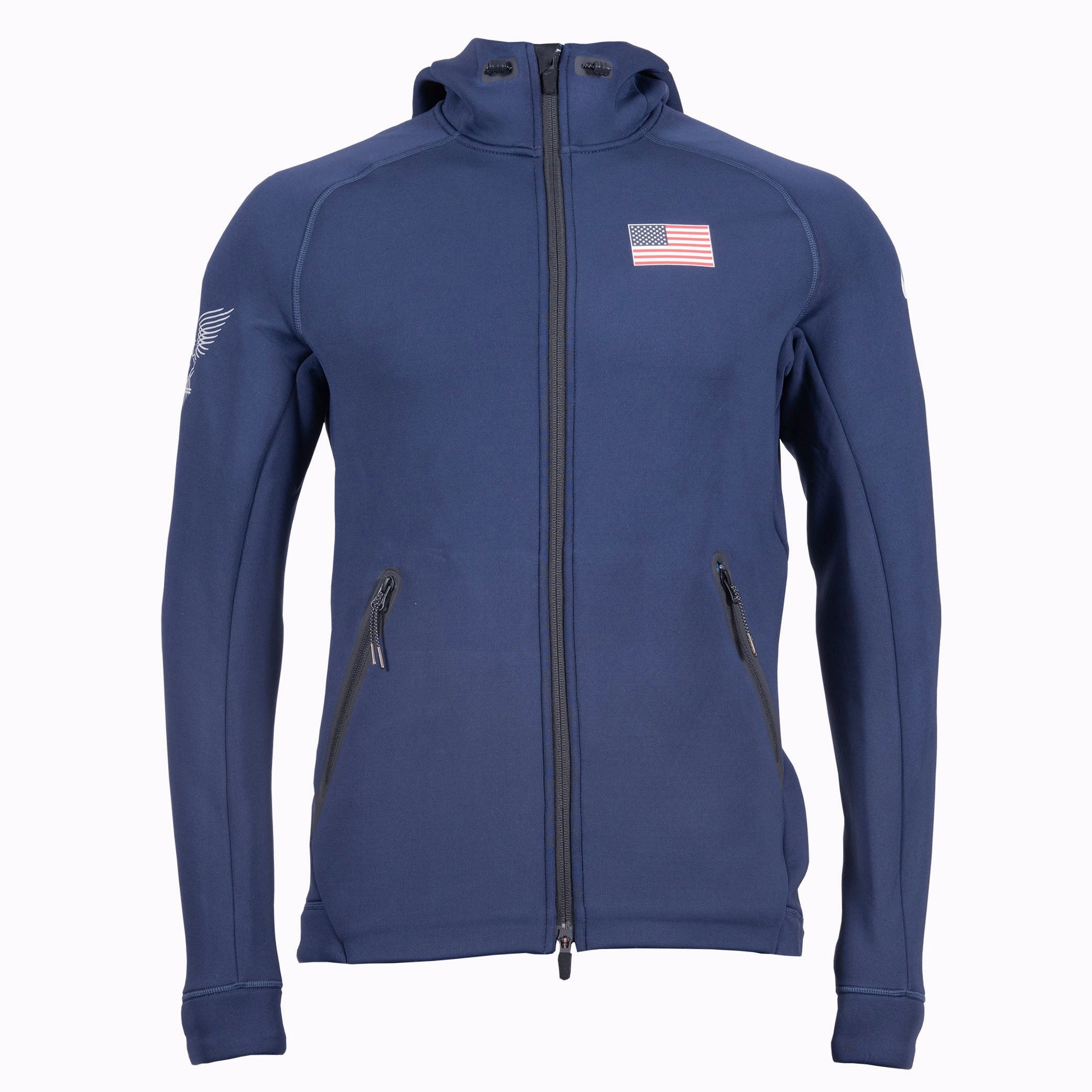 Quick Access Closures Nike Official Team USATF Men's Therma Sphere Jacket
