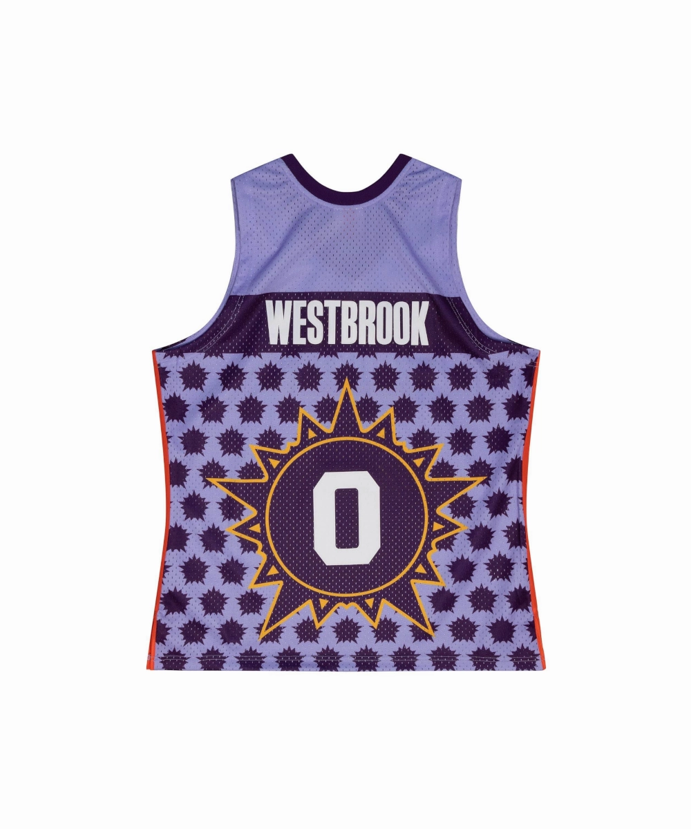 Rising Stars Rookie Russell Westbrook 2009-10 Swingman Jersey SeamlessConstruction