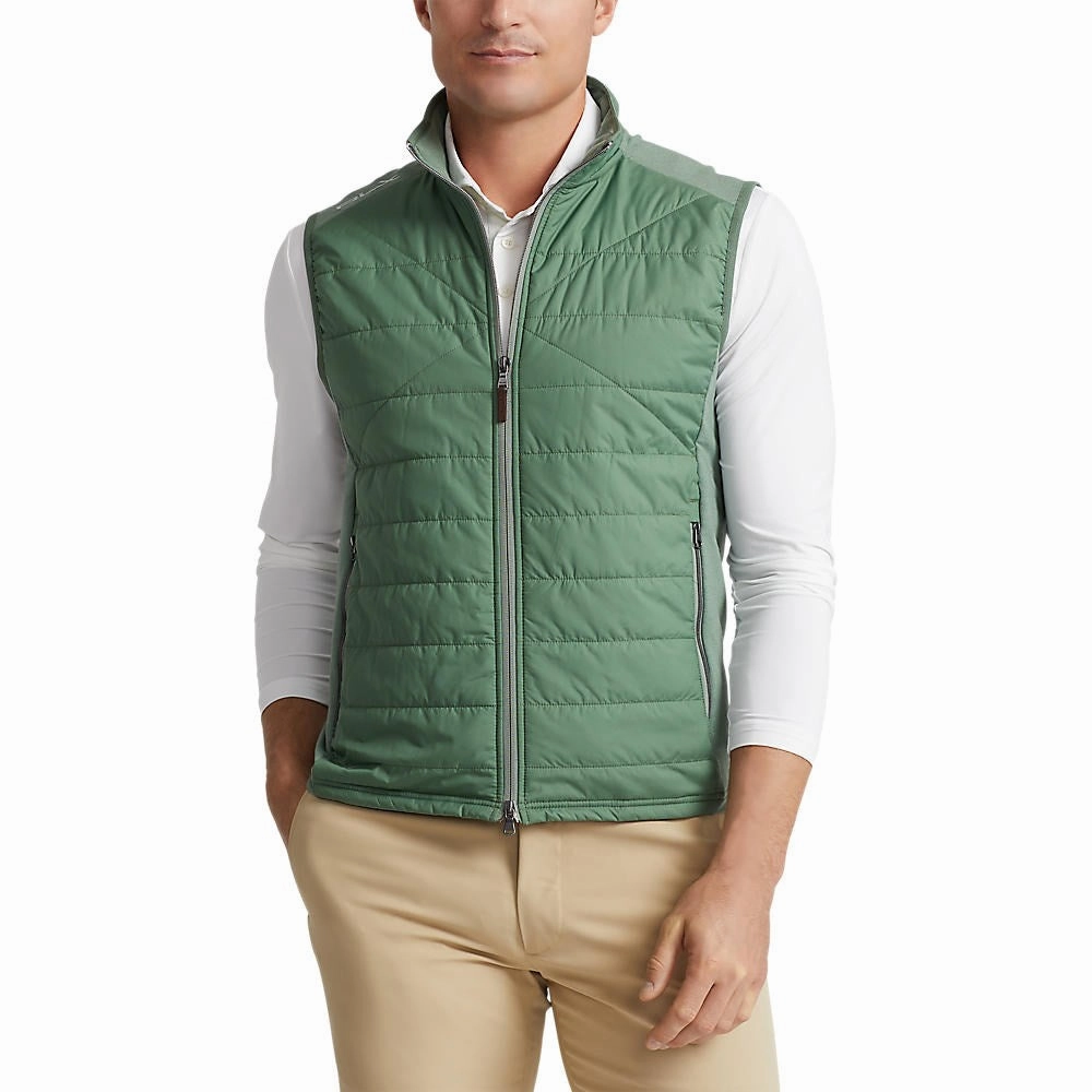 slim size RLX Ralph Lauren Cool Wool Full Zip Vest - Fatigue
