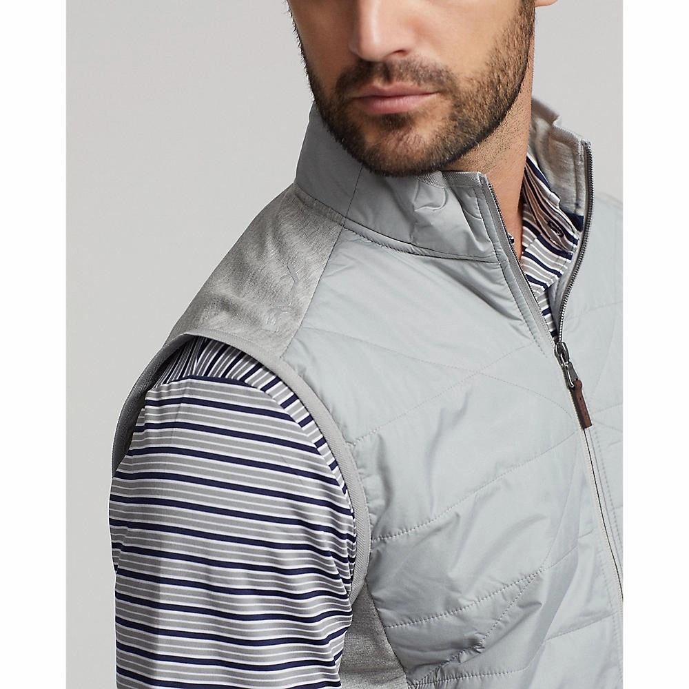 Rough RLX Ralph Lauren Cool Wool Insulated Golf Vest - Andover Heather