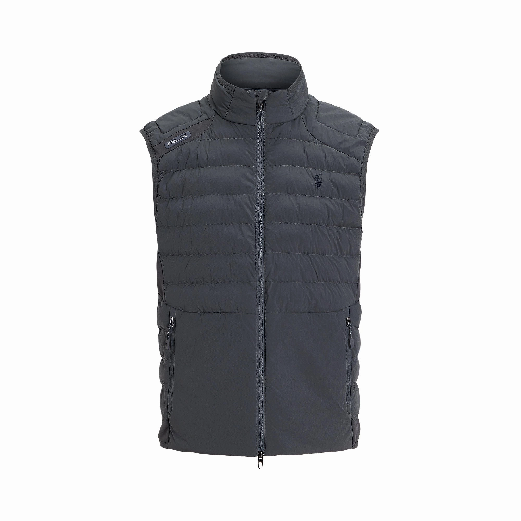 RLX Ralph Lauren Full Zip Golf Vest - Charcoal Grey good for work