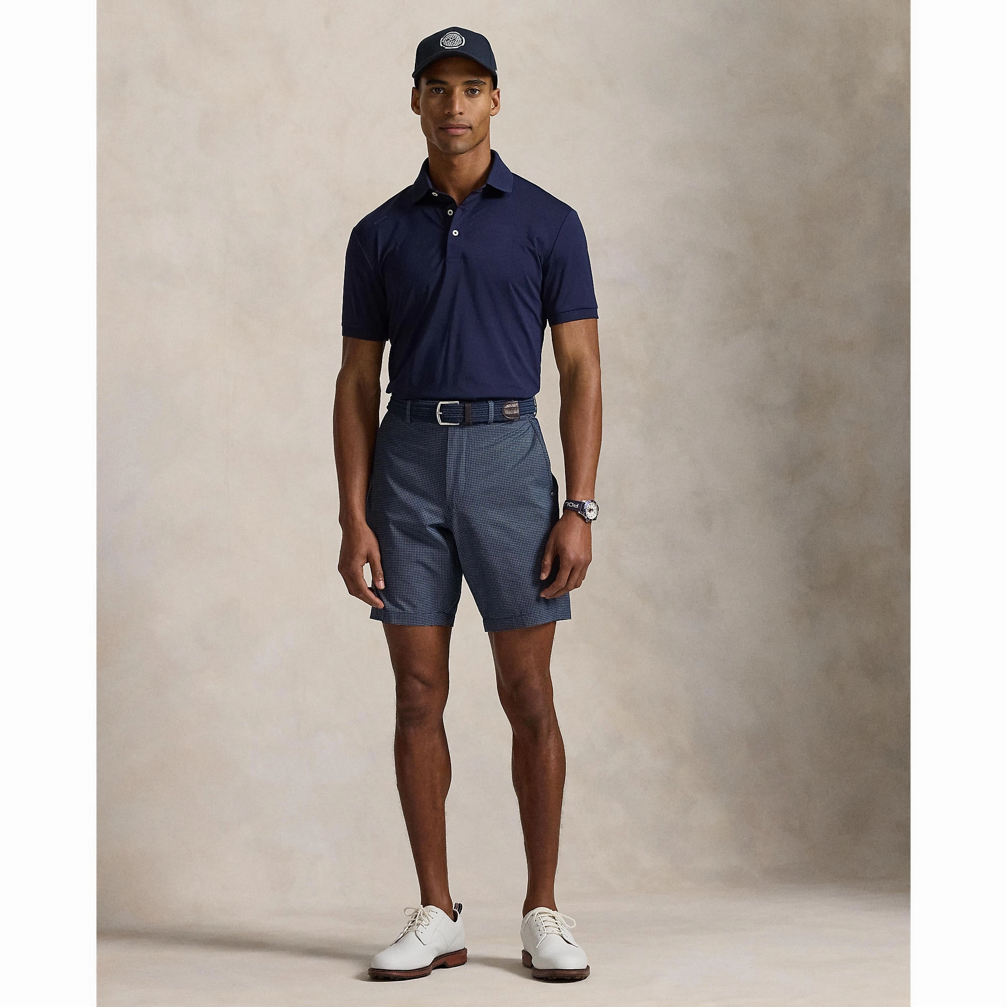 RLX Ralph Lauren Lightweight Airflow Jersey Golf Polo Shirt - Refined Navy Business casual Urban Chic