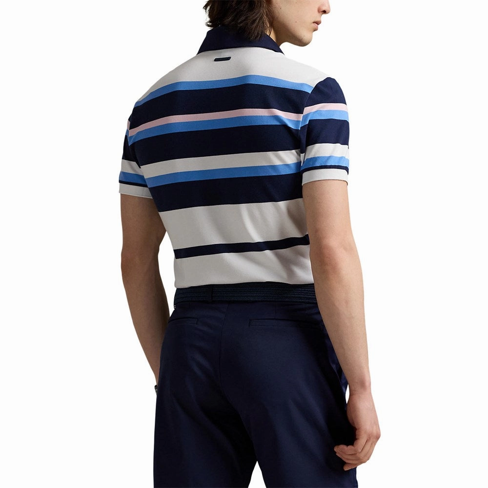 Urban Casual RLX Ralph Lauren Performance Pique Golf Polo Shirt - Refined Navy Multi