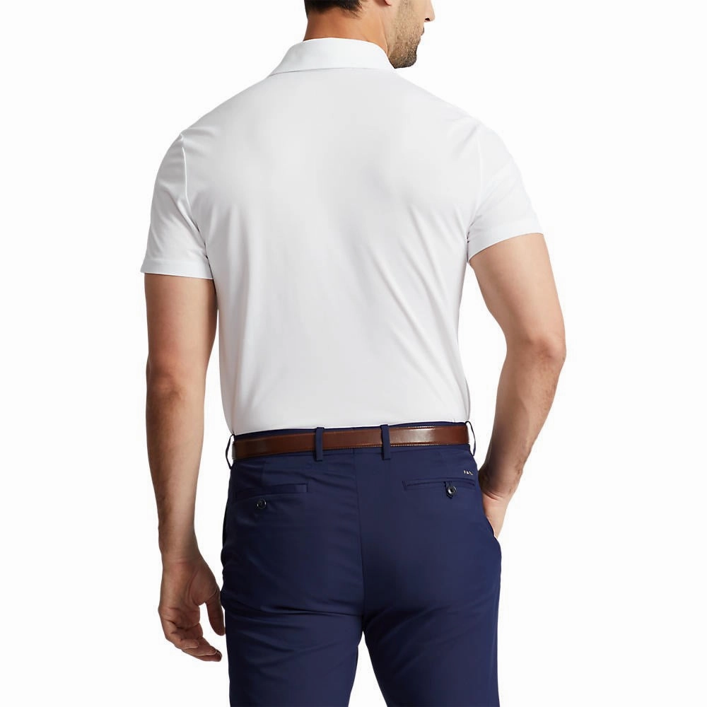 Layering Piece Preppy Style RLX Ralph Lauren Performance Polo Shirt - Pure White