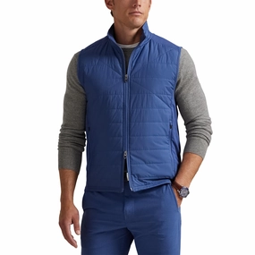 Better RLX Ralph Lauren Performance Wool Full Zip Golf Vest - Old Royal