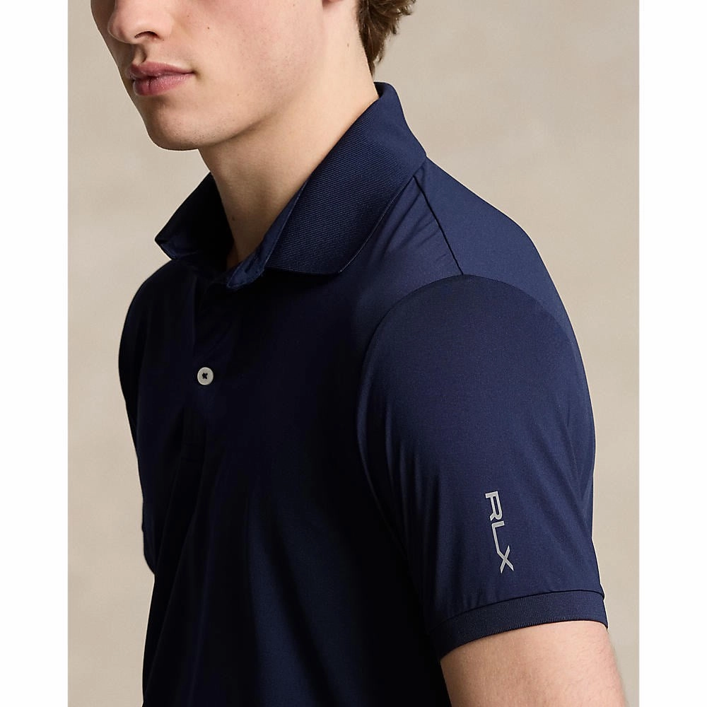 Summer Golf RLX Ralph Lauren Solid Airflow Performance Polo  - French Navy
