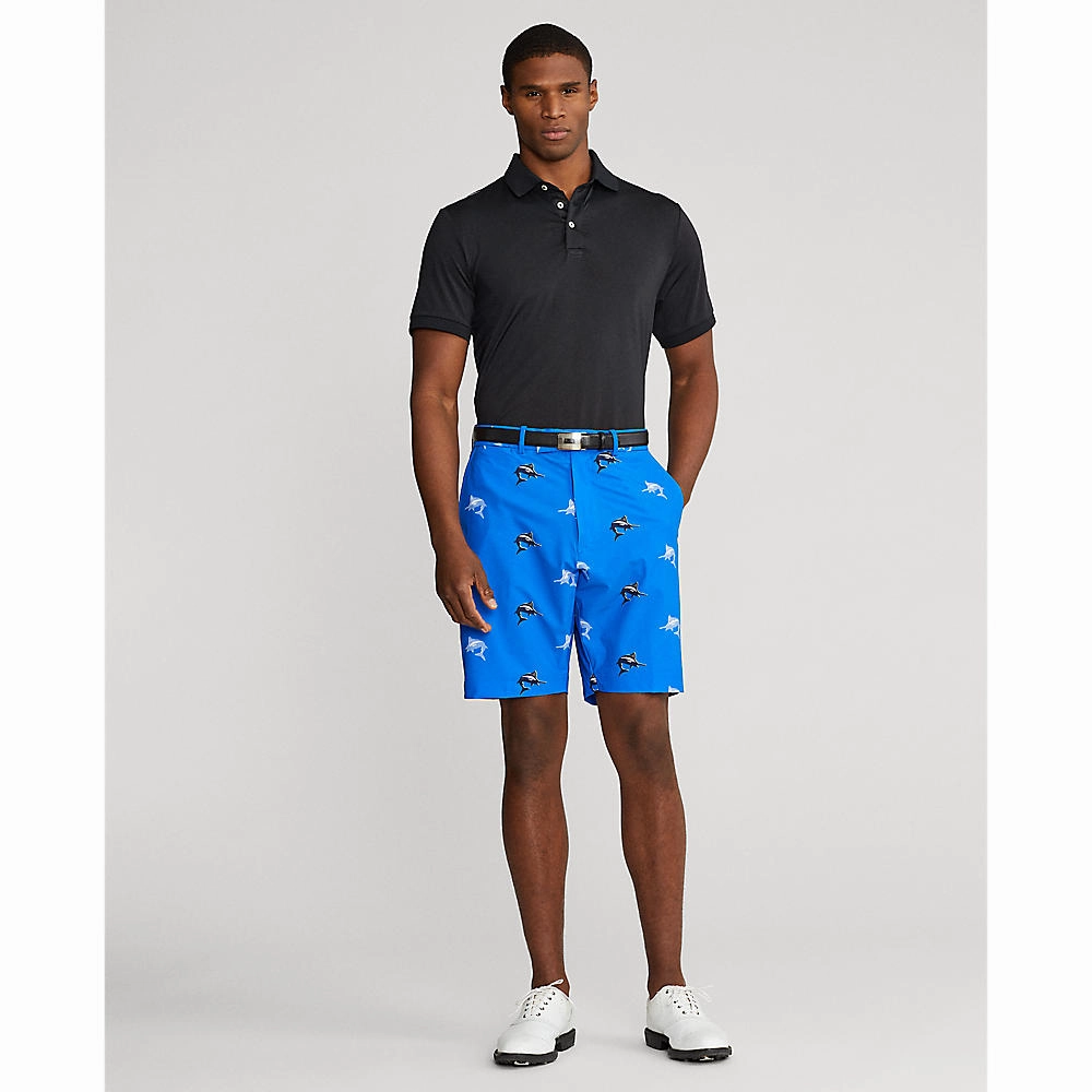 RLX Ralph Lauren Solid Airflow Performance Polo - Polo Black Unstructured Silhouette High-Quality Stitching