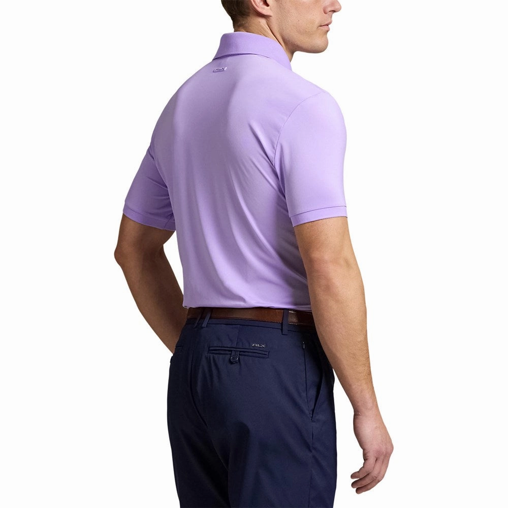 Trendy Appeal RLX Ralph Lauren Solid Lightweight Airflow Golf Polo Shirt - Powder Purple