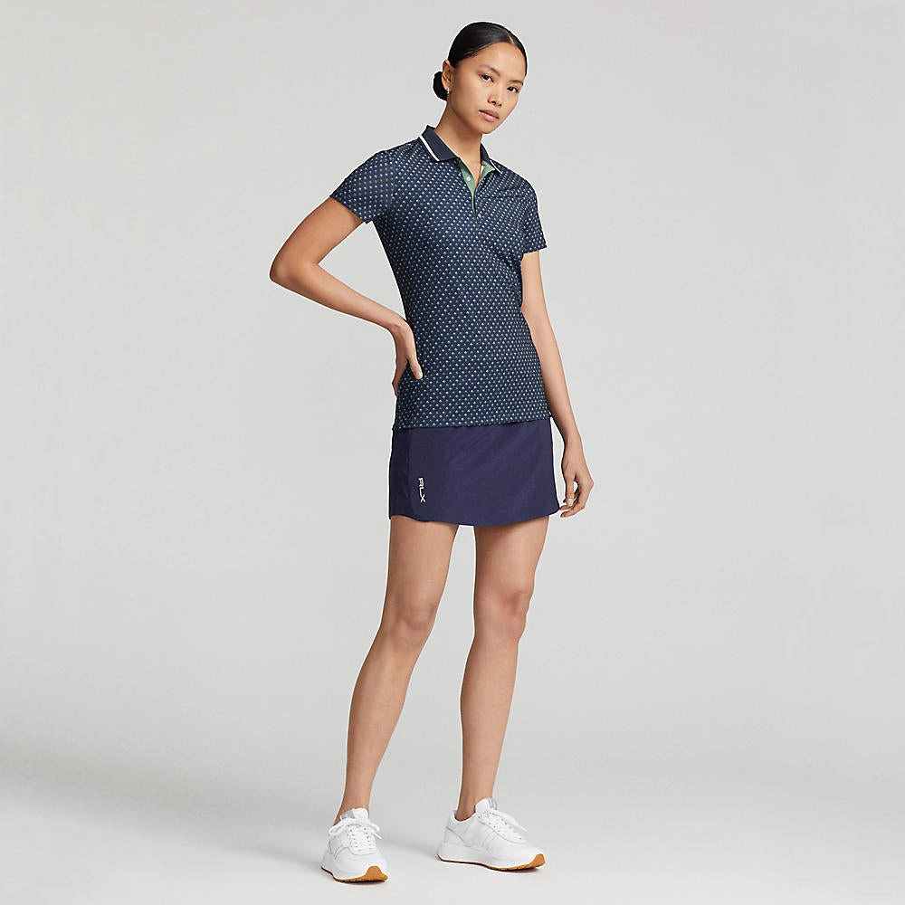 Smart Casual RLX Ralph Lauren Women's Printed Airflow Polo Golf Polo Shirt - Sport Diamond