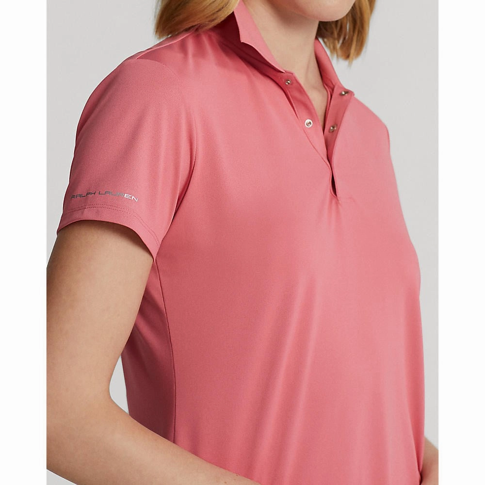 RLX Ralph Lauren Women's Tour Performance Golf Shirt - Desert Rose Golf Ready