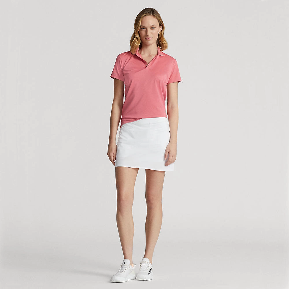 SnagResistant Weave Summer Business RLX Ralph Lauren Women's Tour Performance Golf Shirt - Desert Rose